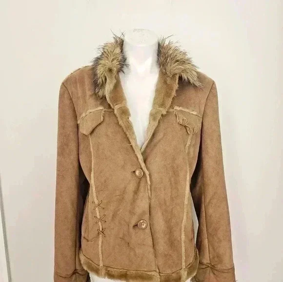 Fitz-Wright Jacket Size Large EUC 100% Polyester and Acrylic - Picture 8 of 13